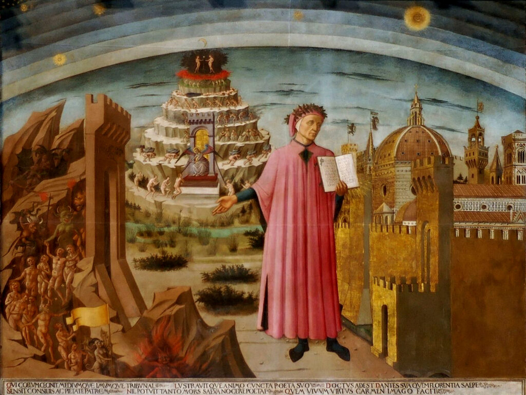 dipinto della divina commedia